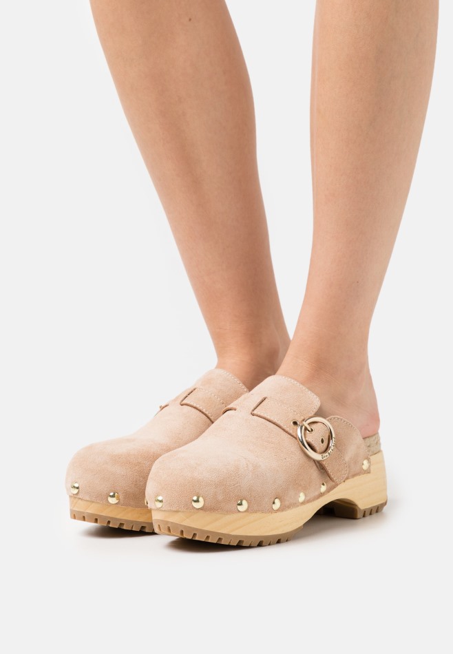 Sabots Rose Foncé/nude Gabor | Exclusif